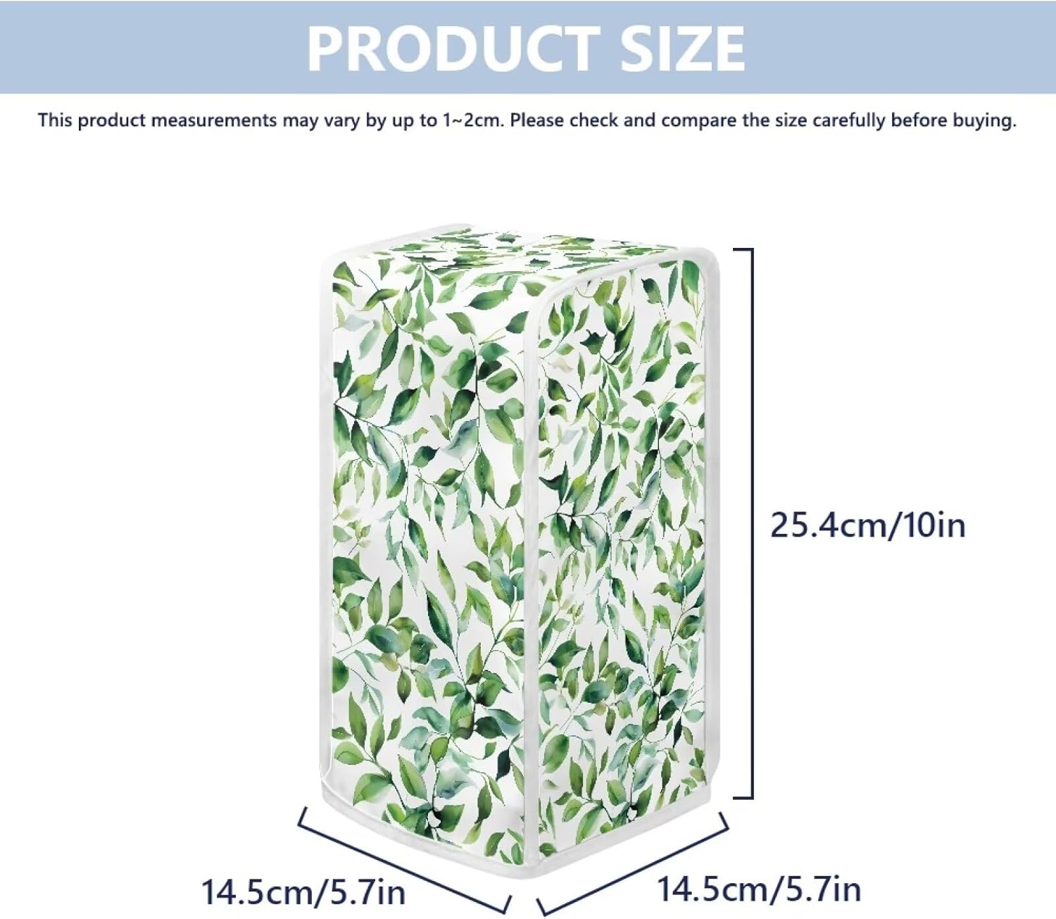 Fishoutleap Green Leaf Electric Can Opener Cover