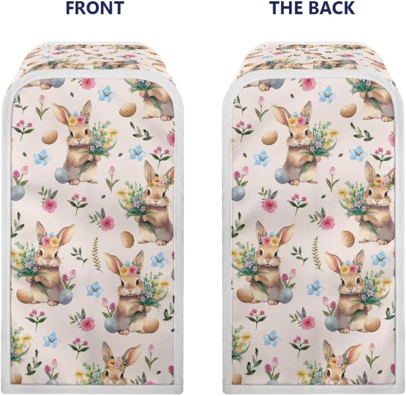 NETILGEN Easter Floral Rabbit Can Opener Protective Case