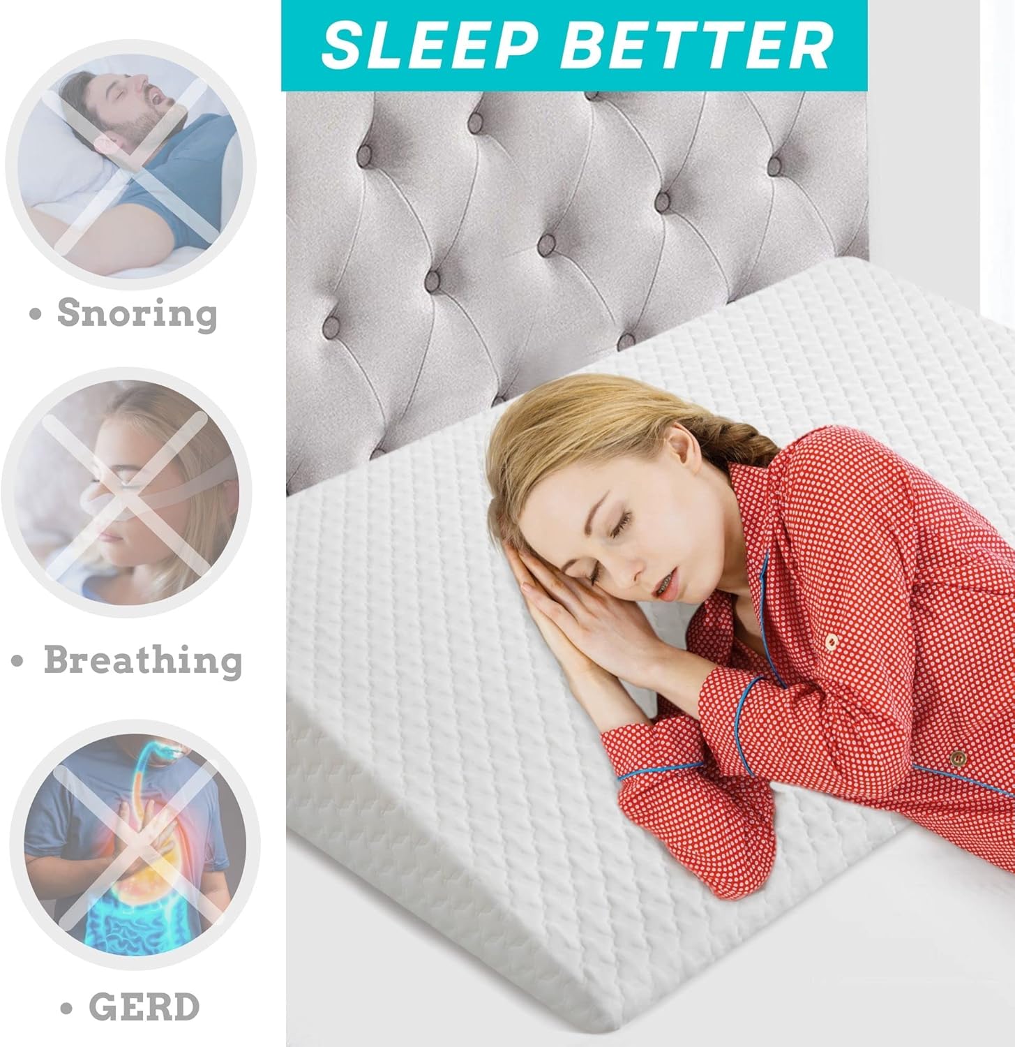 MeMoreCool Mattress Wedge Lifter for Comfort Support