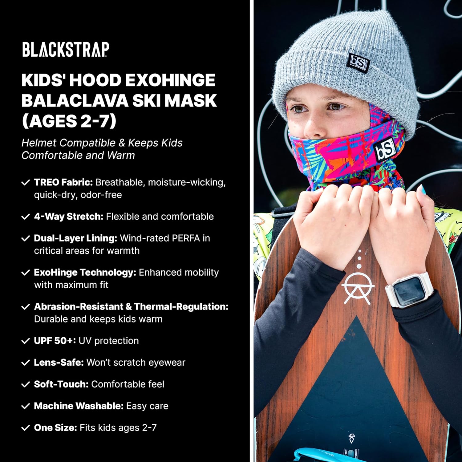 BLACKSTRAP Kids Hood Balaclava Ski Mask