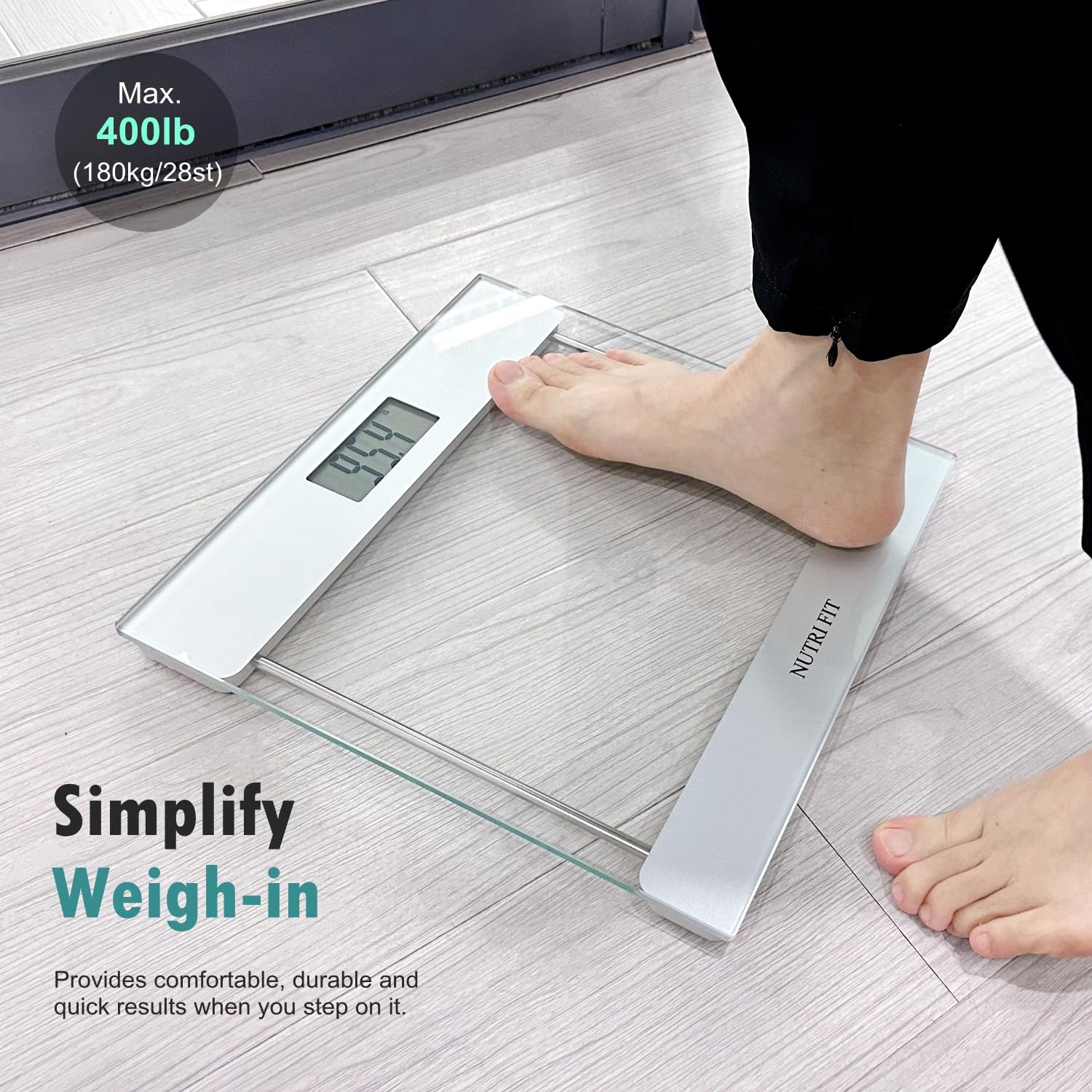 NUTRI FIT Digital Body Scale for Weight Loss