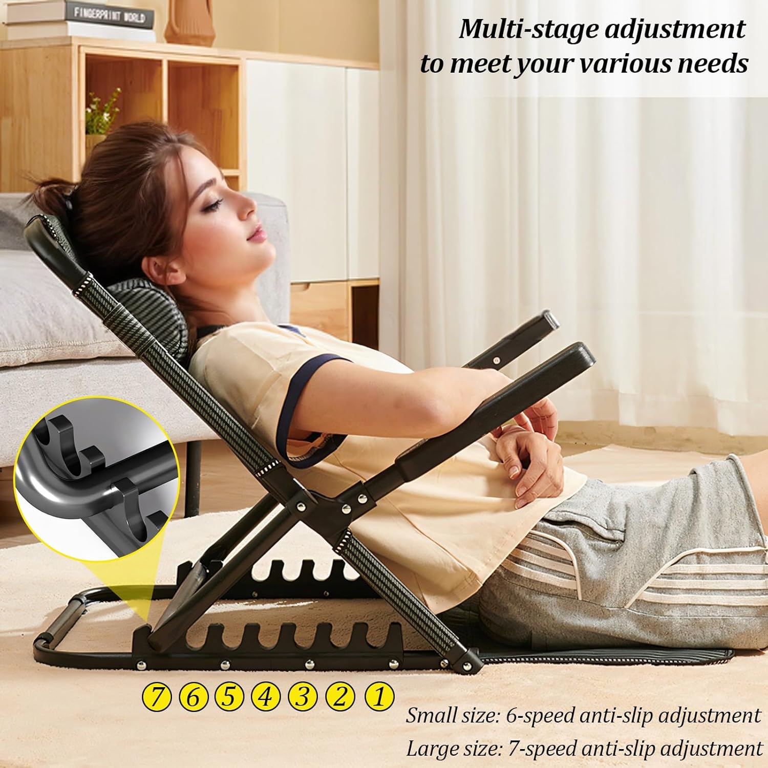 Timoau Bed Backrest Support Chair with 7 Speed Adjustment