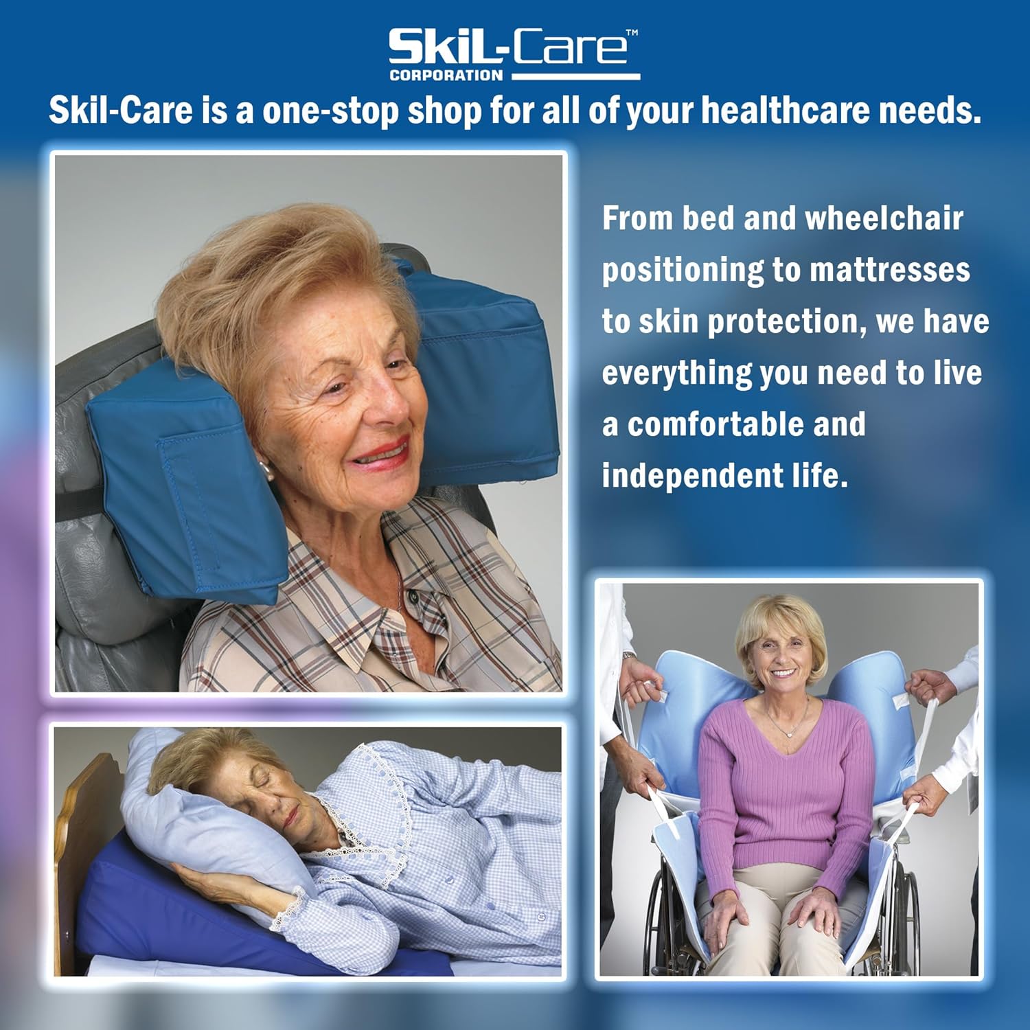 Skil-Care In-Bed Positioning System with 34 Wedges and TLC Pad 1