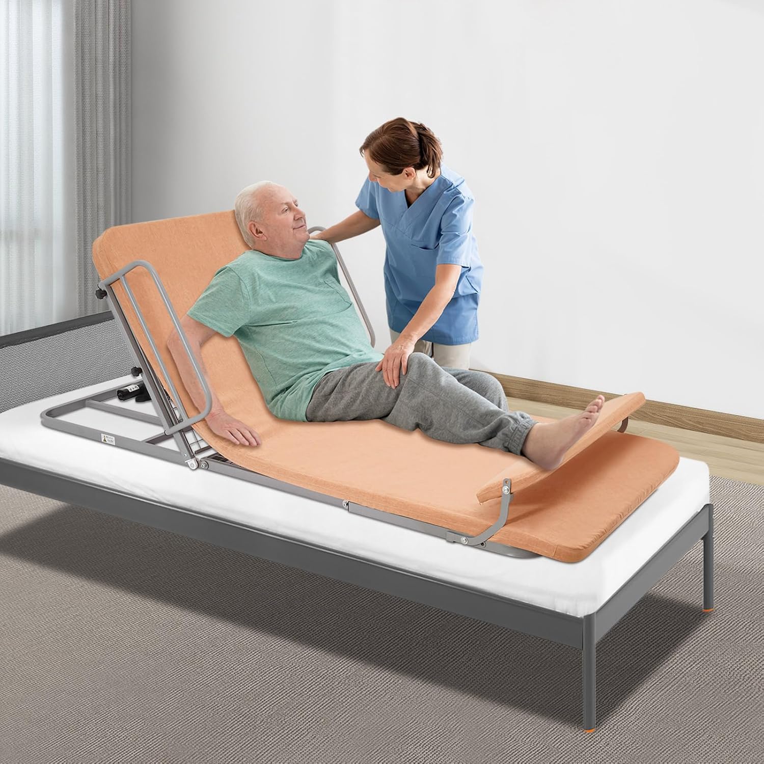 Electric Lifting Backrest for Bed Adjustable Support for Elderly