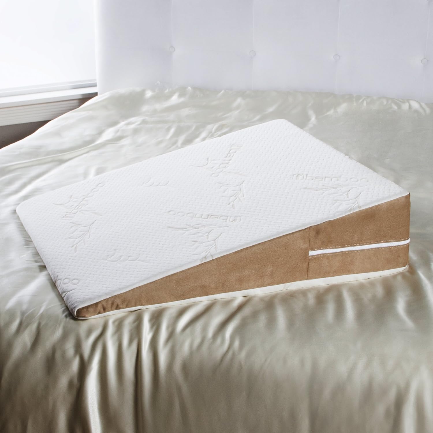 Avana Bed Wedge Memory Foam Pillow - Cooling Tencel Cover Half-Queen