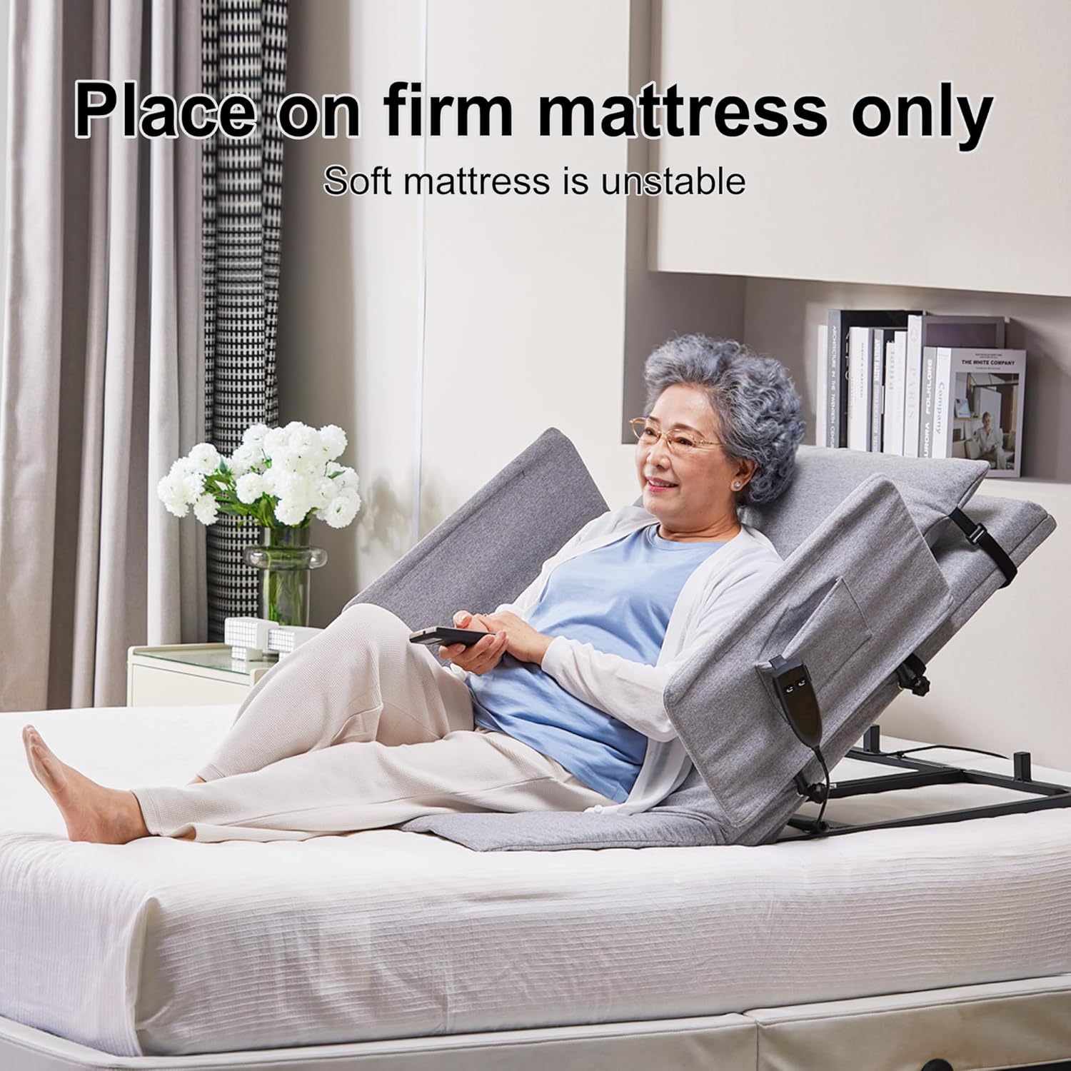 Skuehod Electric Adjustable Bed Backrest for Elderly Patients
