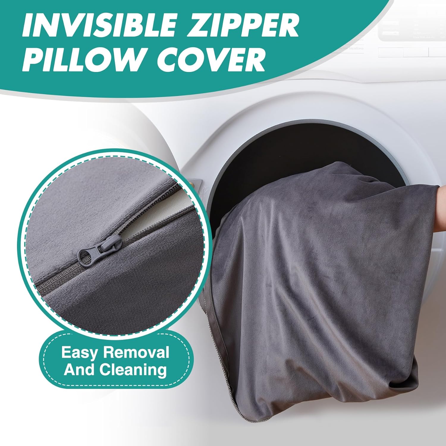 Multi-Use Wedge Pillow for Side Sleepers and Pregnant Women