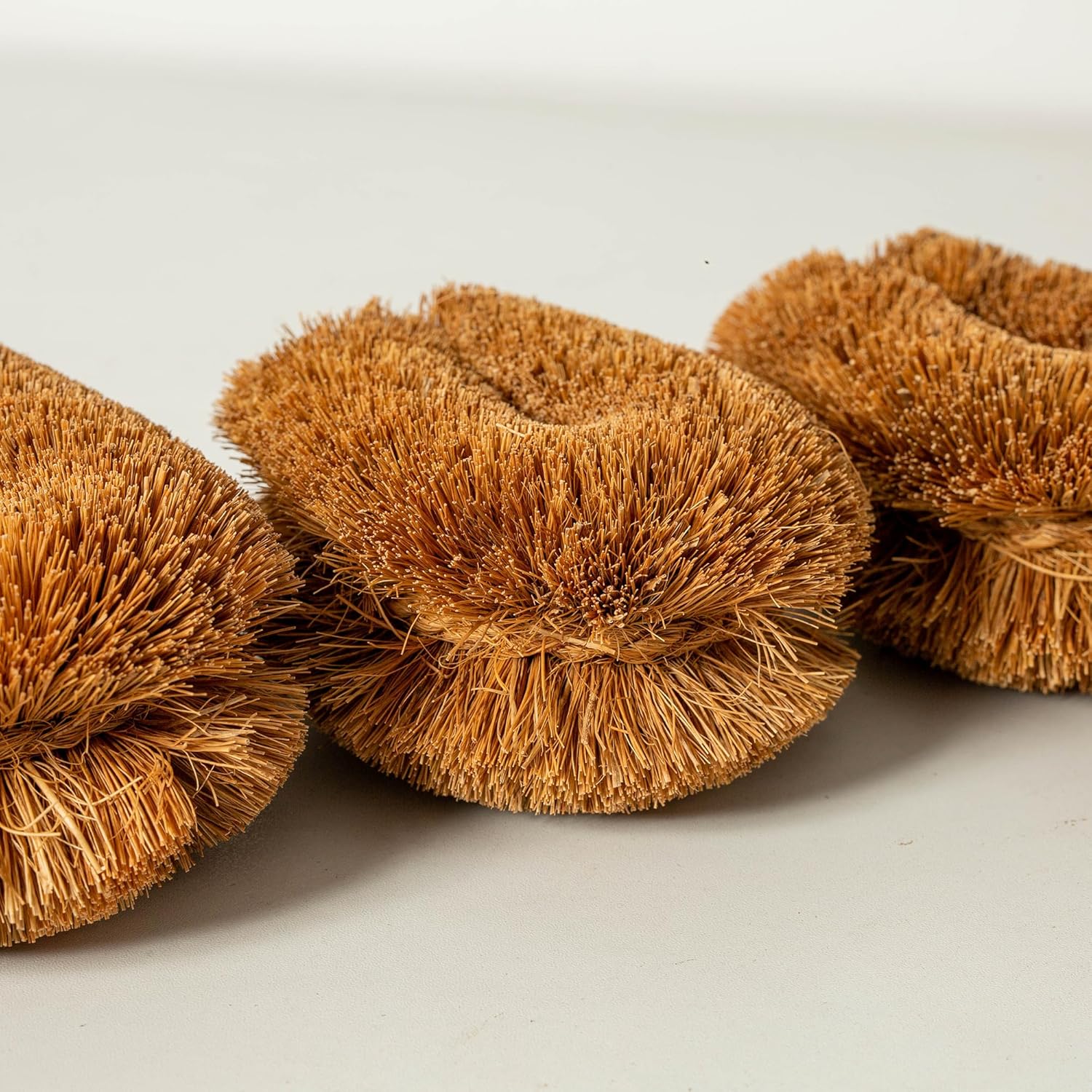 Growbycoco Pack of 6 Tawashi Coconut Coir Cleaning Brushes 1