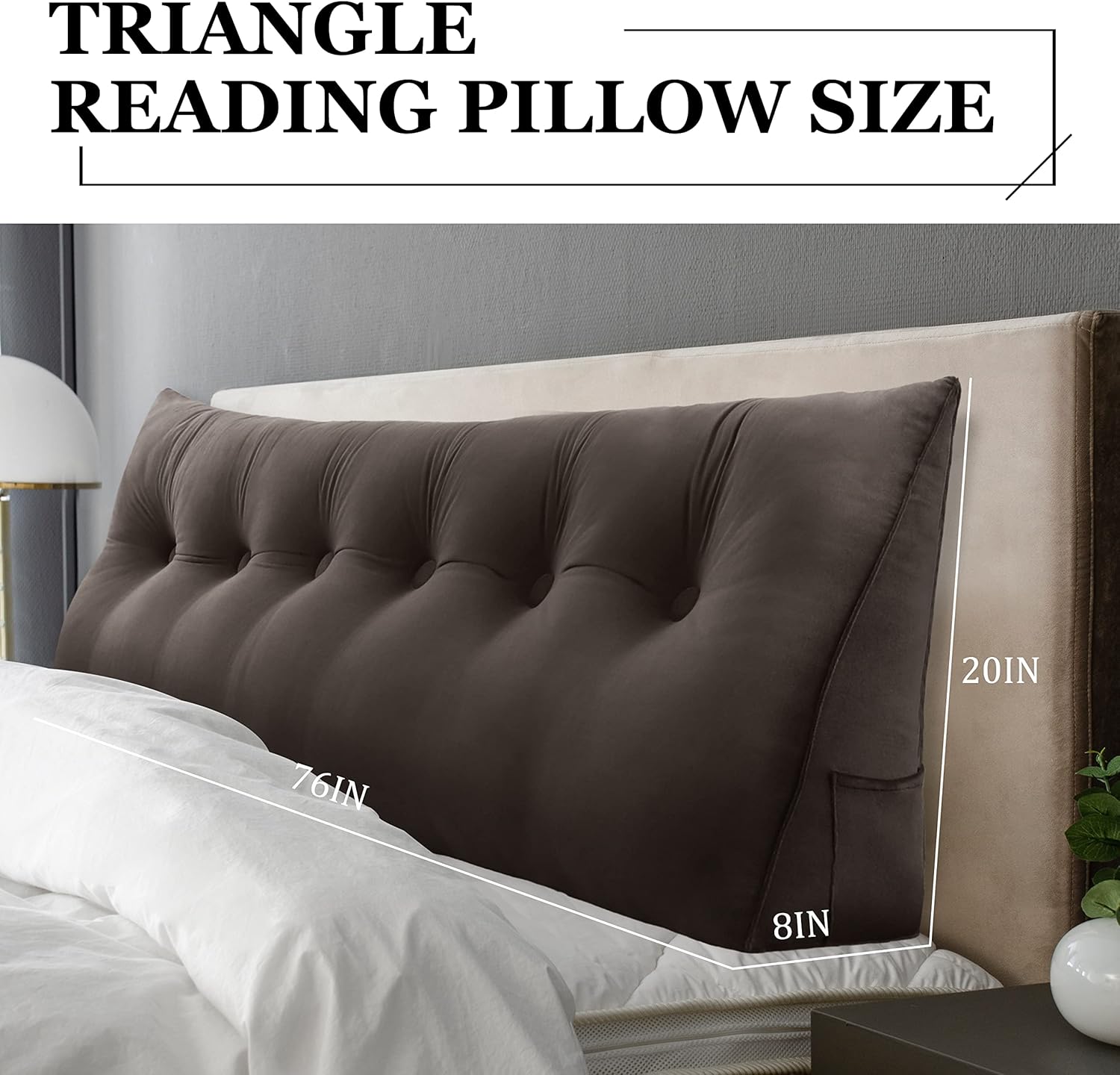 Rucener 13 lbs Thickened Wedge Pillow