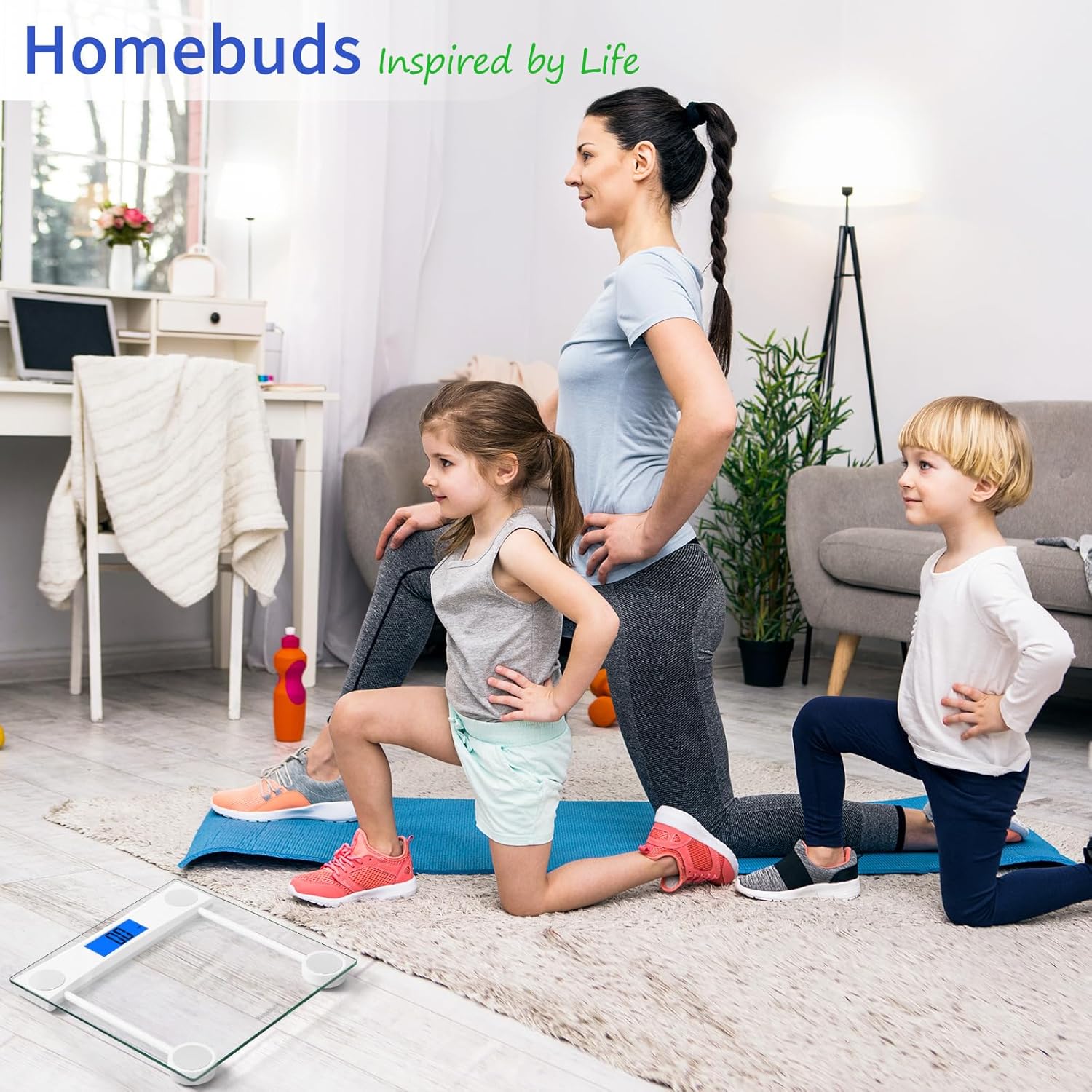 Homebuds Digital Bathroom Scale for Body Weight