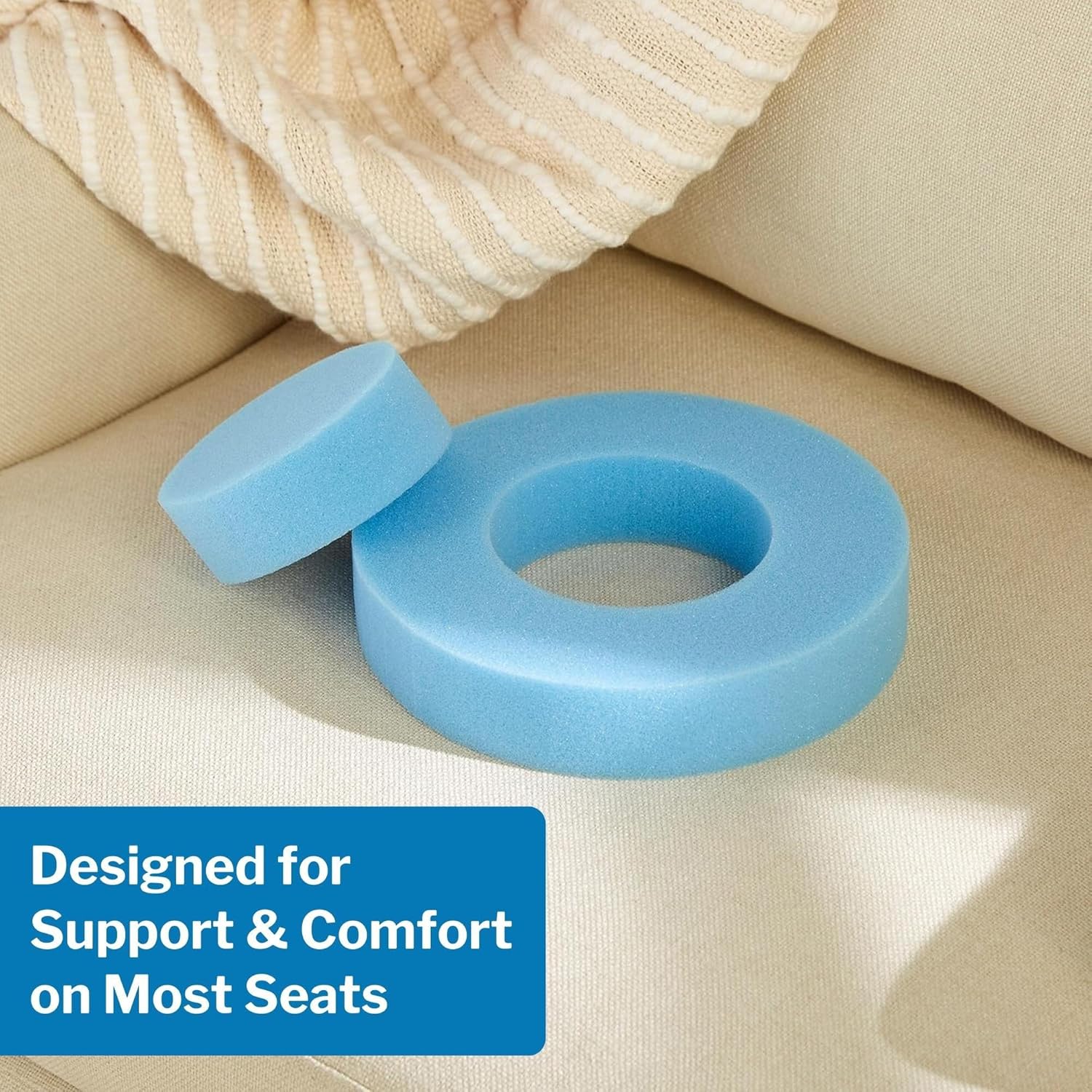 McKesson Donut Pillow for Tailbone Hemorrhoid Relief