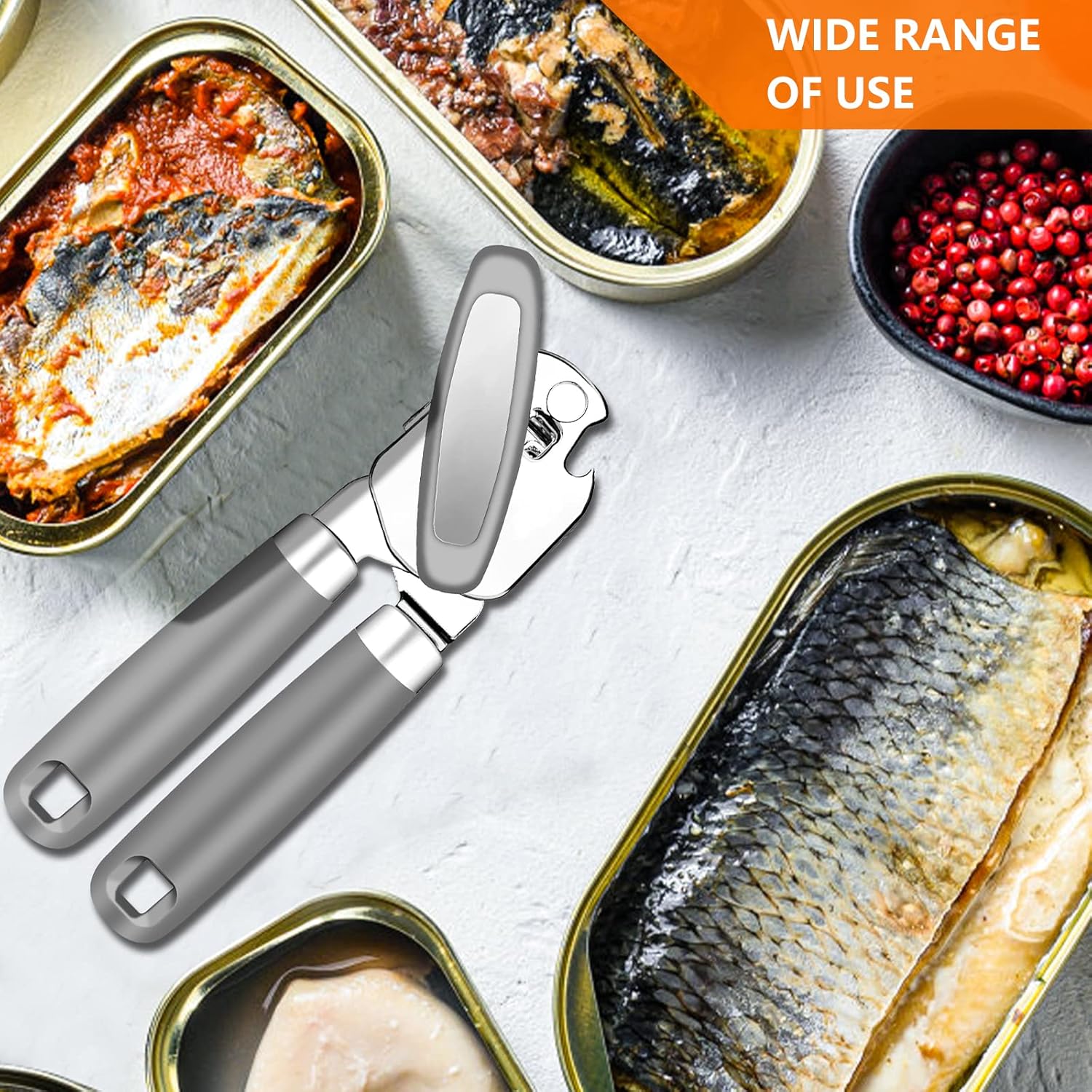 OUTWAY 3-In-1 Can Opener Bottle Opener Lever