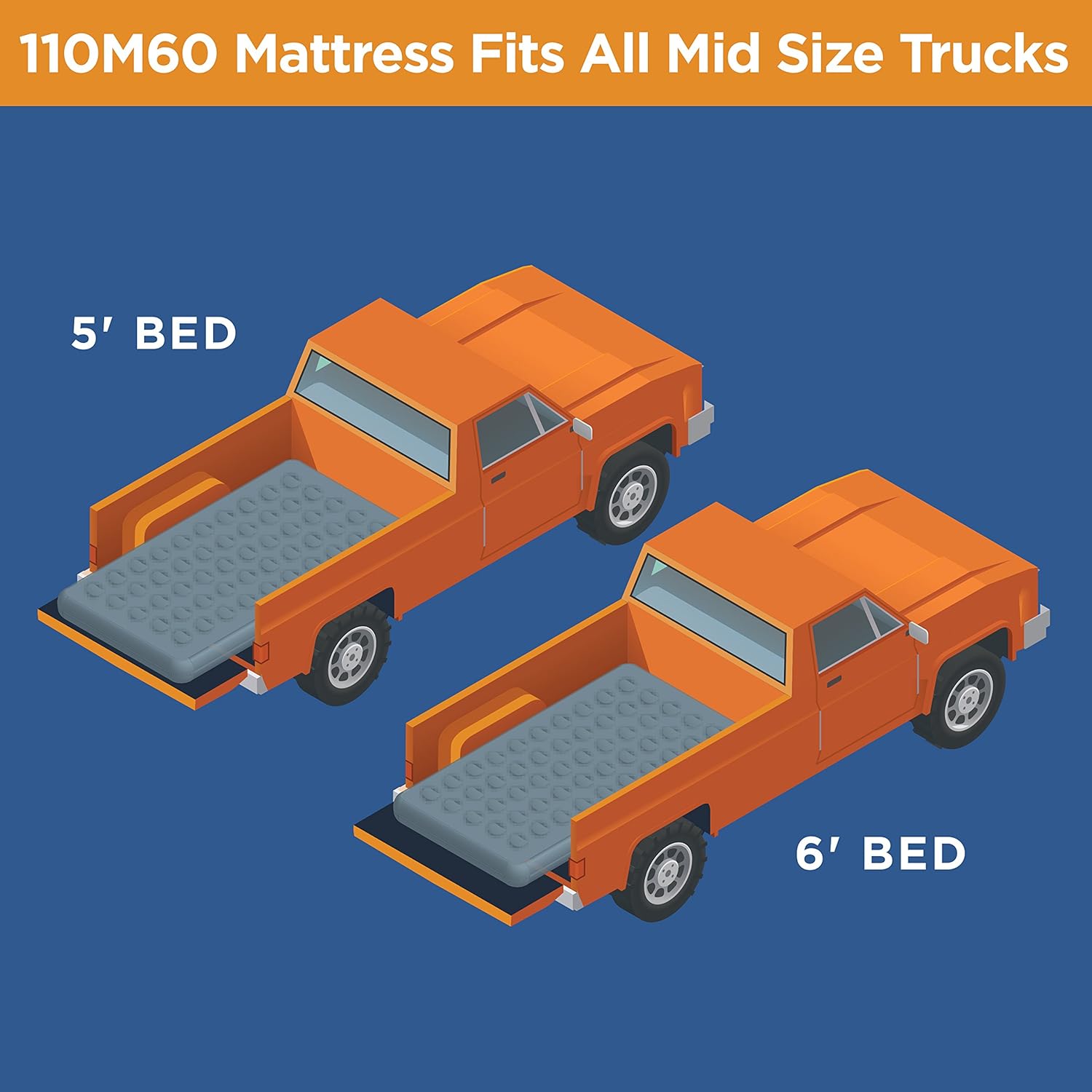 Rightline Gear Truck Bed Air Mattress With Pump
