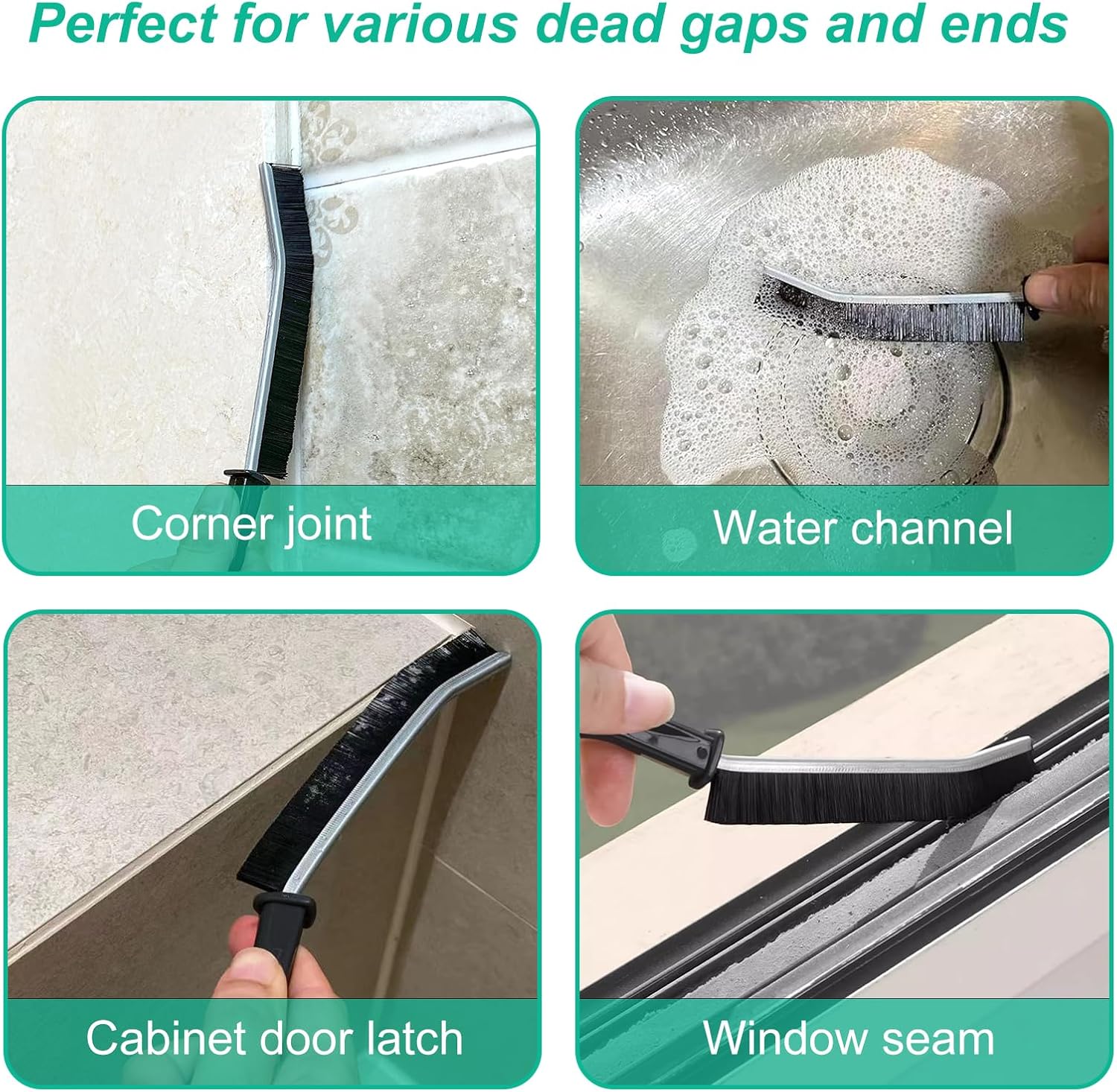 OKOMER 42Pcs Versatile Crevice Cleaning Brush Set