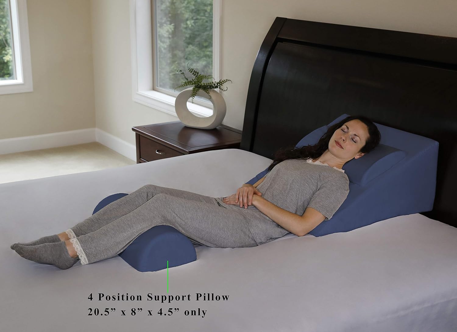 InteVision Four Position Support Pillow - 205 x 8 x 45