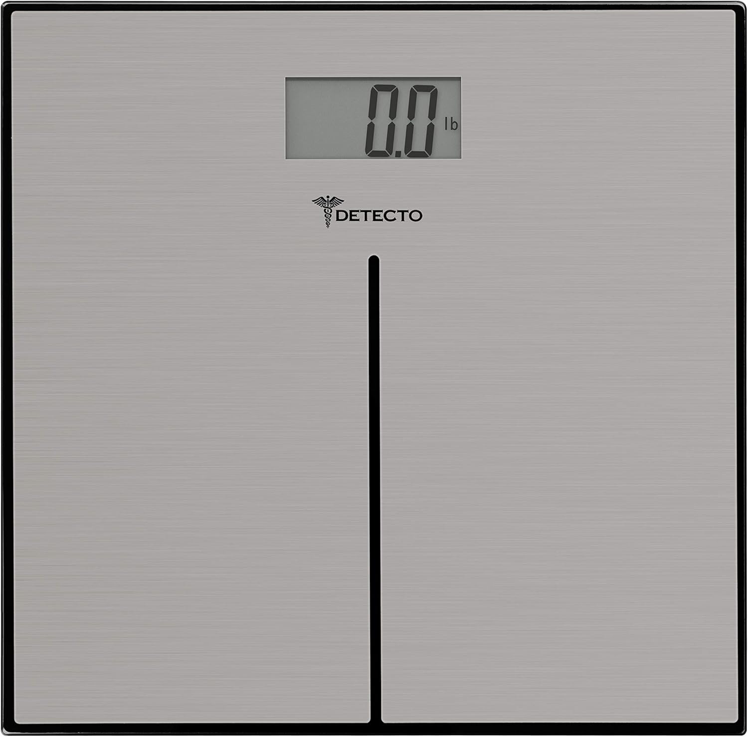Escali Detecto D133 Deluxe Stainless Steel Digital Bathroom Scale