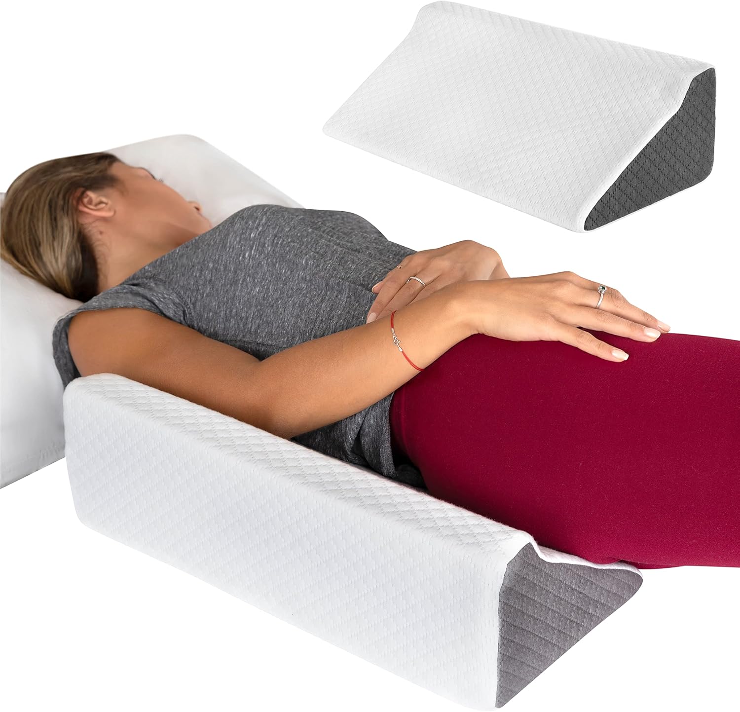 Klbs Side Wedge Pillow for Sleeping and Back Support