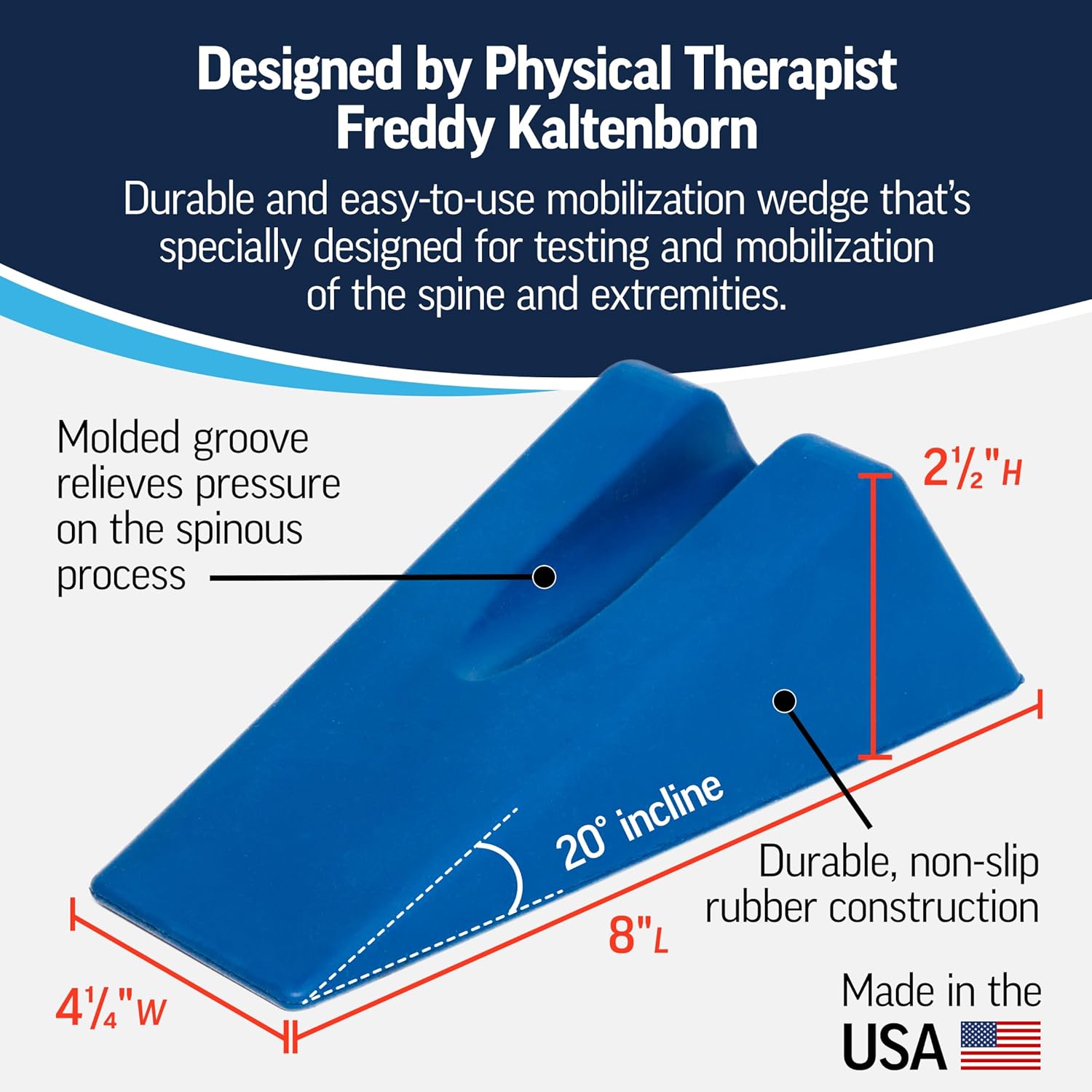 OPTP Original Kaltenborn Wedge Spine Extremity Mobilization Tool