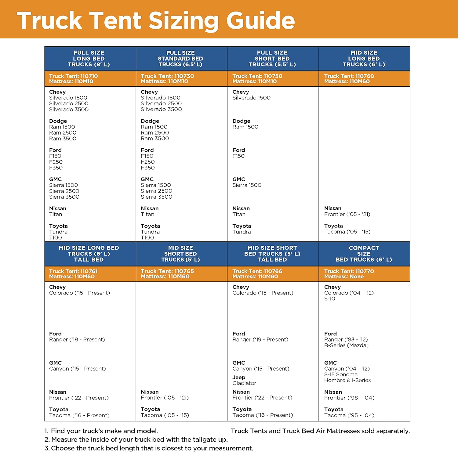 Rightline Gear Truck Bed Air Mattress With Pump