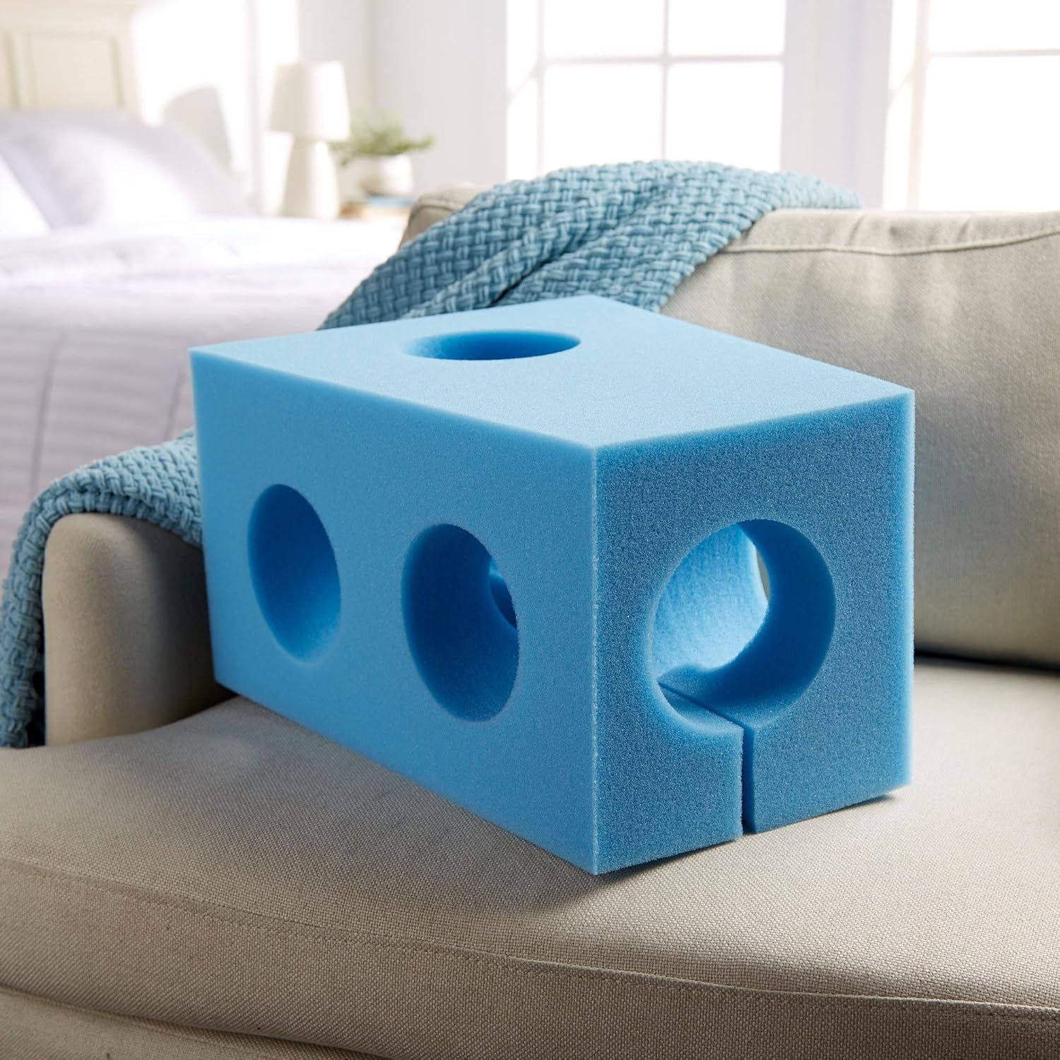 McKesson Carter Arm Elevator Foam Blue 5 Count